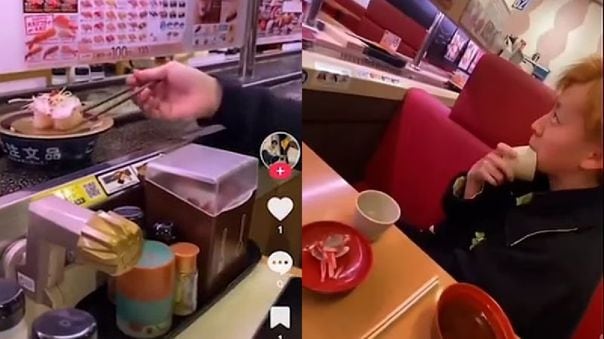 Restaurante de Sushi  en Japón