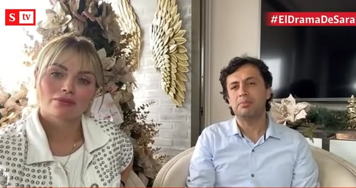 Sara Uribe y el médico Juan Carlos Sánchez