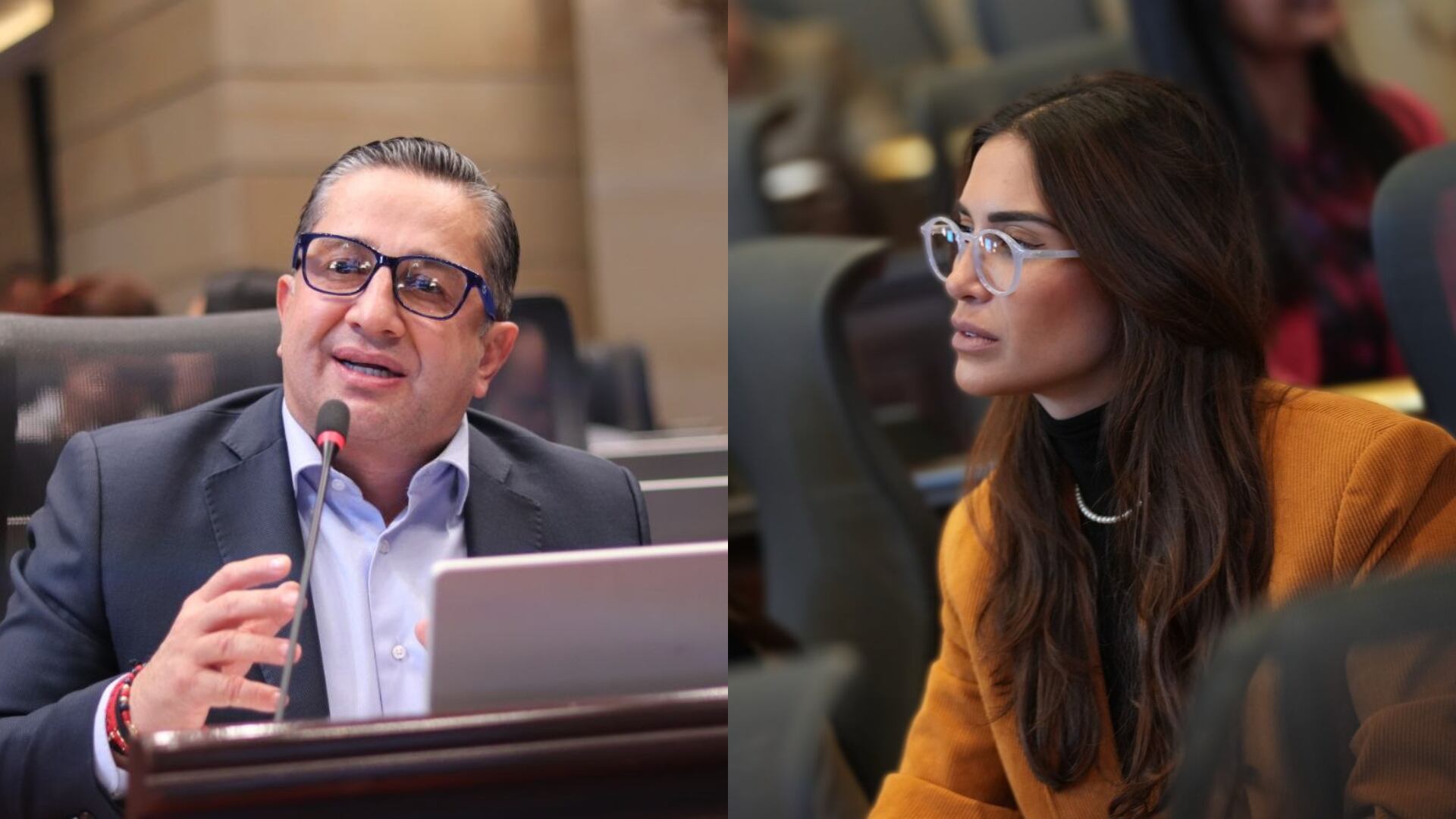 Julio César Triana y Saray Robayo criticaron al Gobierno Nacional.