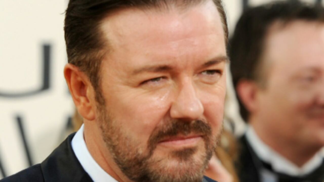 Gervais, el día de la gala de los Globo de Oro.