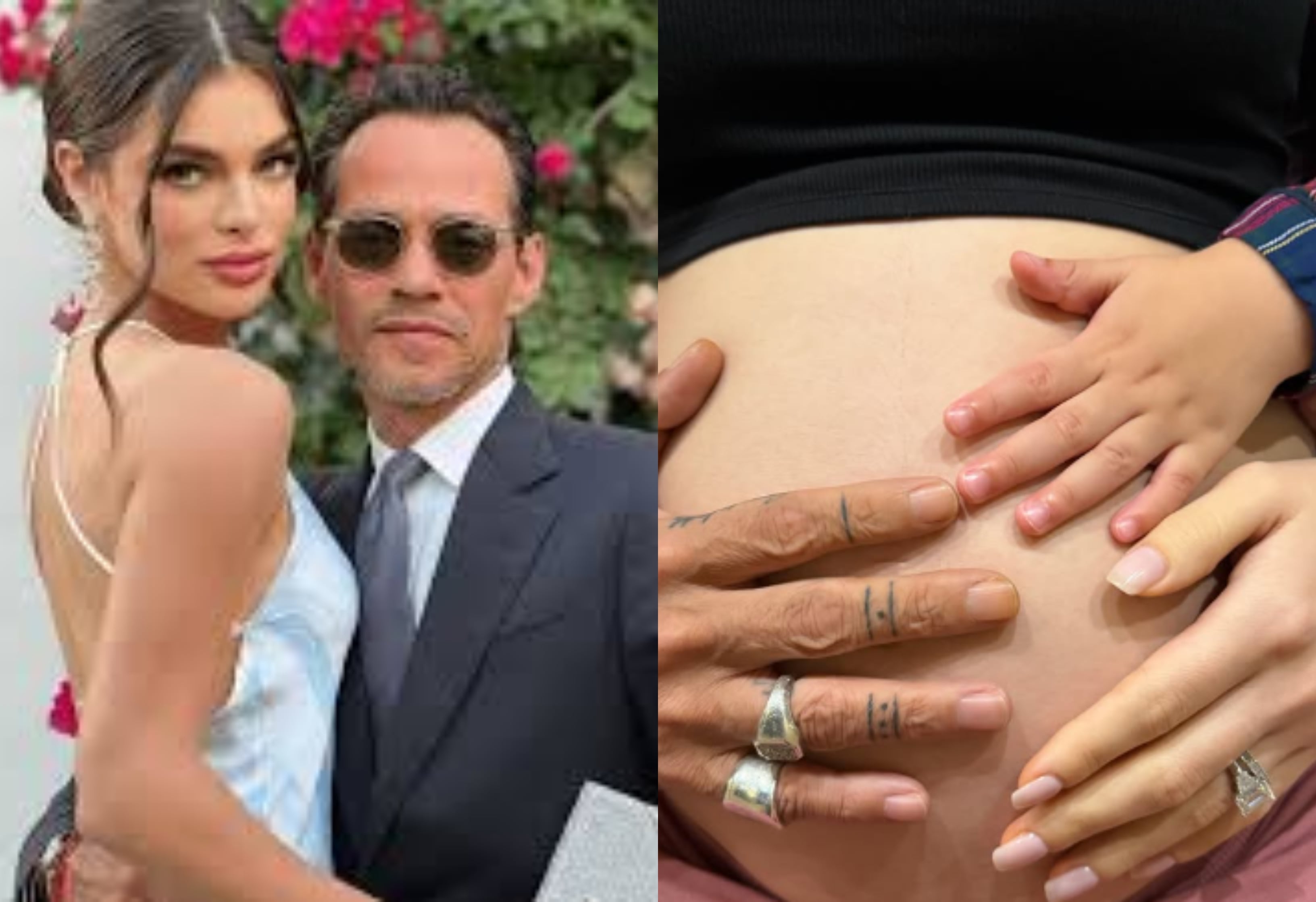 Nadia Ferreira y Marc Anthony esperan su segundo hijo