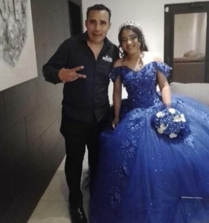 Quinceañera plantada