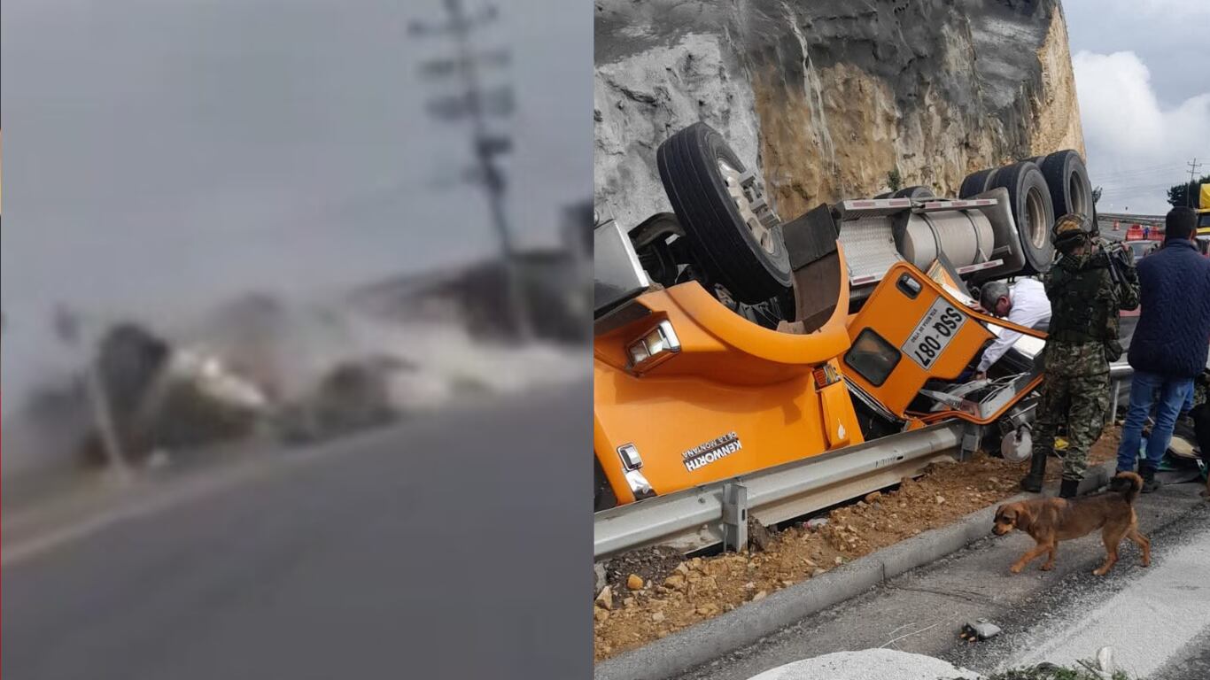 El conductor resultó gravemente lesionado, aunque logró sobrevivir al fuerte impacto.