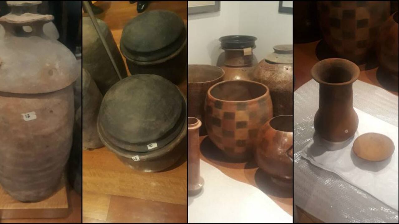 Las piezas precolombinas son de propiedad del Estado y solo pueden estar en custodia de personas que cumplen estrictos protocolos