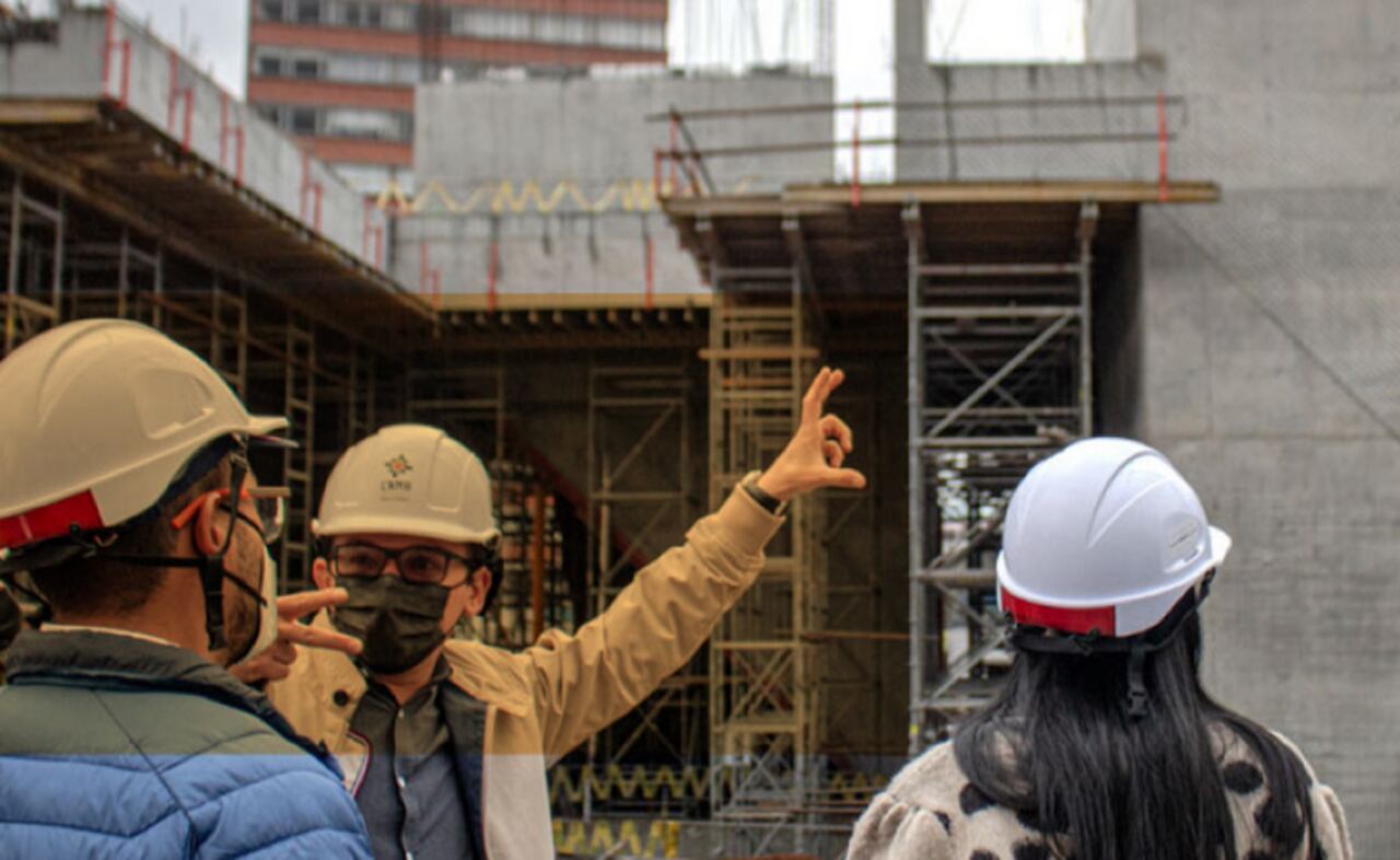Las obras de construcción del Centro de Memoria Histórica, en Bogotá