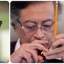 Carlos Carrillo y Gustavo Petro.