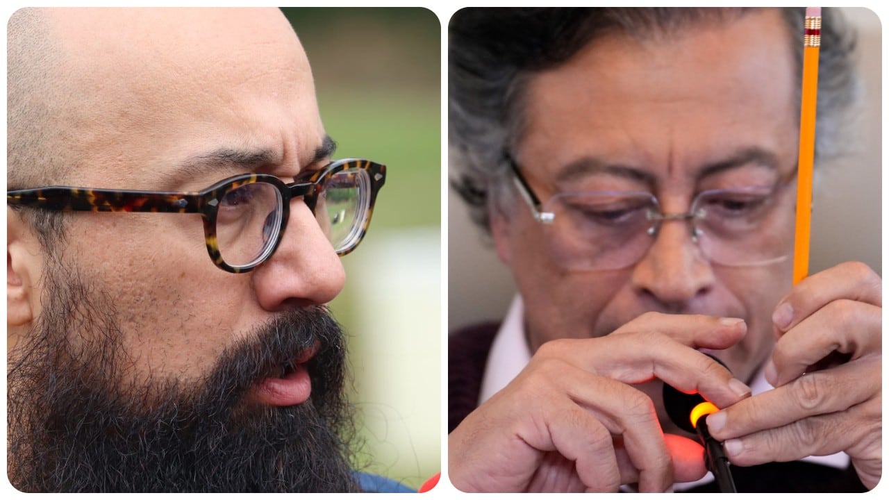 Carlos Carrillo y Gustavo Petro.