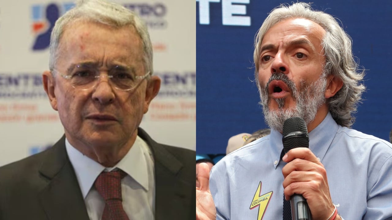 Expresidente Álvaro Uribe Vélez y Juan Daniel Oviedo.