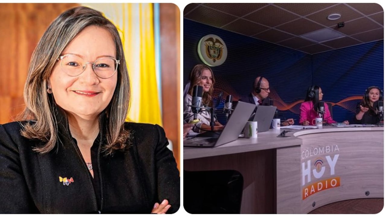 Cielo Rusinque celebra por el nacimiento de la emisora del Gobierno.