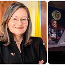 Cielo Rusinque celebra por el nacimiento de la emisora del Gobierno.