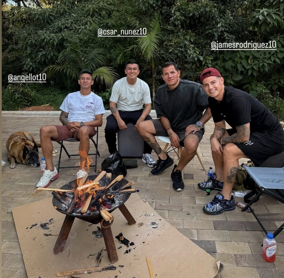 James Rodríguez disfruta de sus vacaciones tras el Mundial 2026.