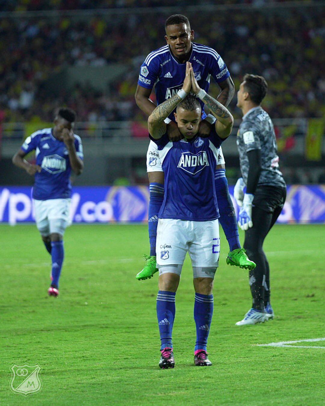 Castro debutó oficialmente con dos goles para Millonarios