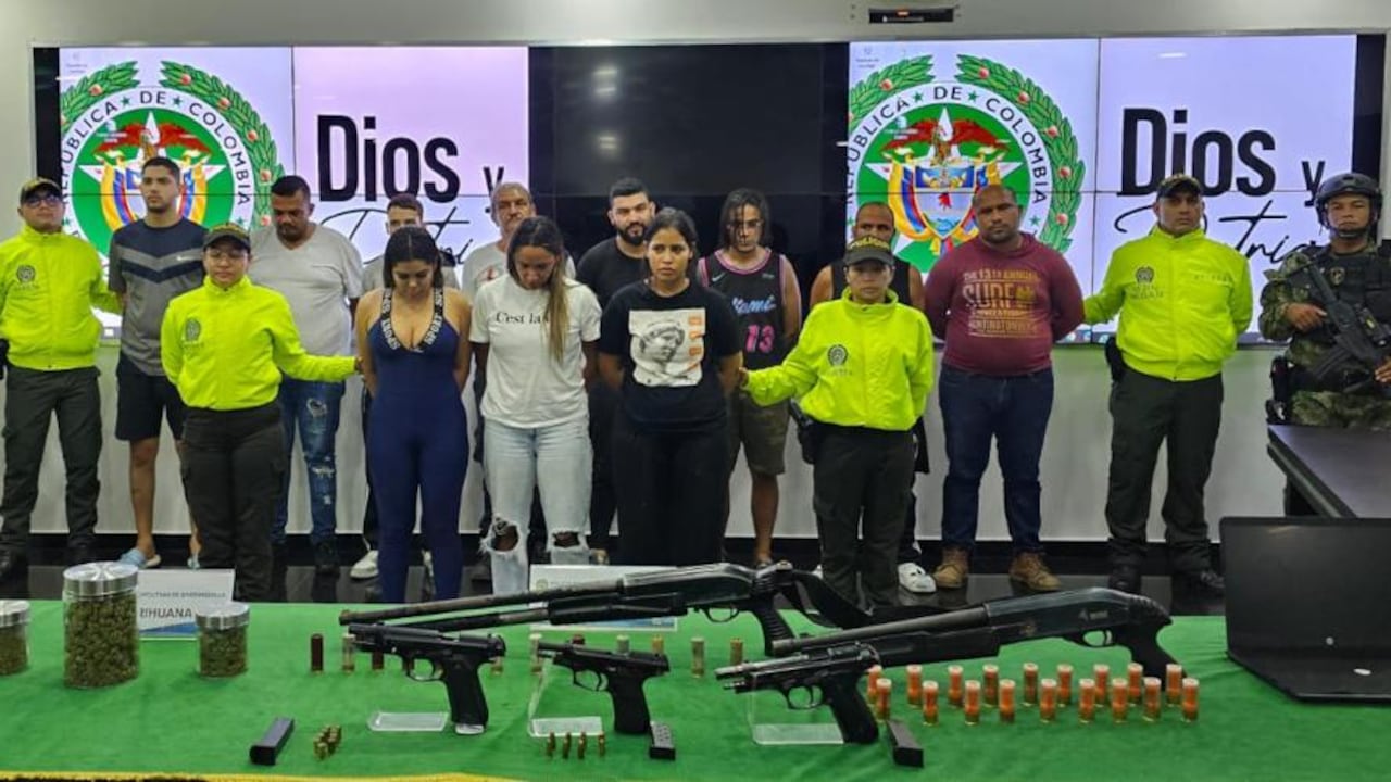 Esta es la banda de Los Pepes Mafiosos que fue capturada por la Policía de Barranquilla.