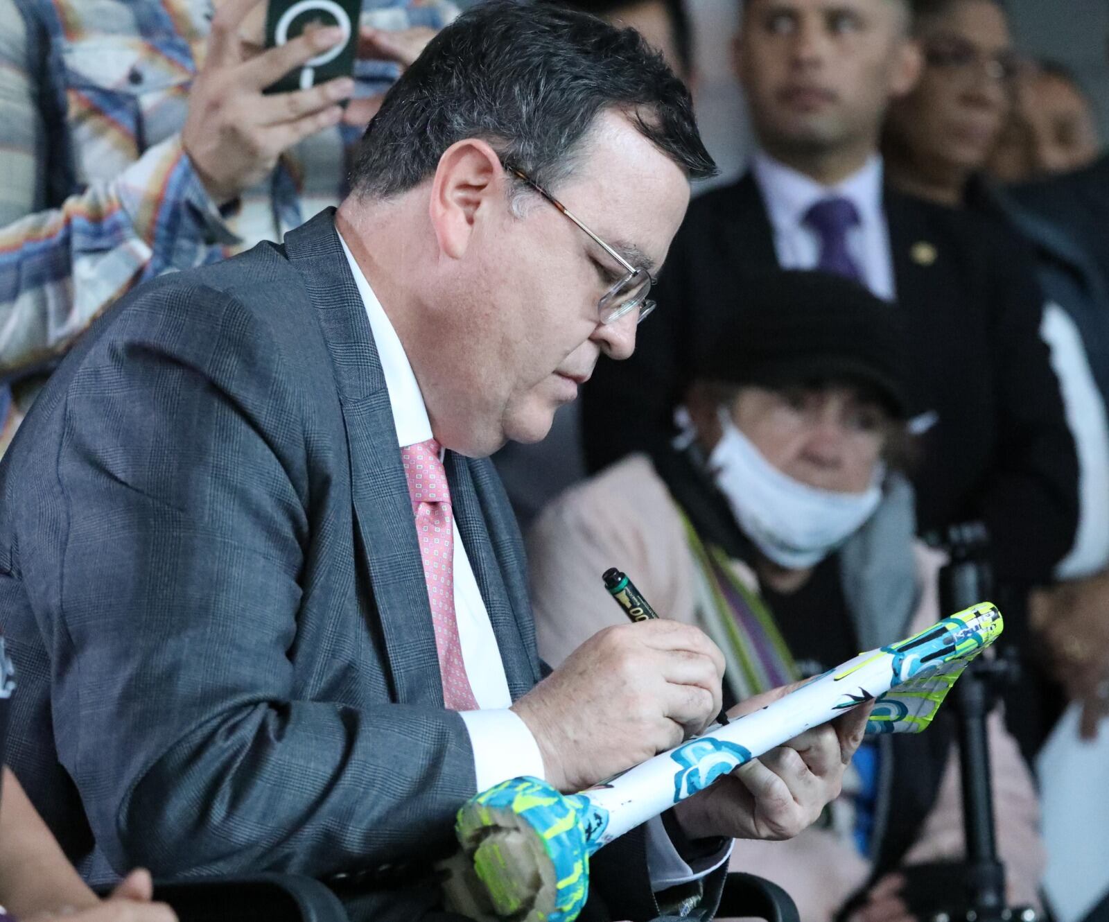 El presidente de la Jurisdicción Especial para la Paz (JEP), Alejandro Ramelli.