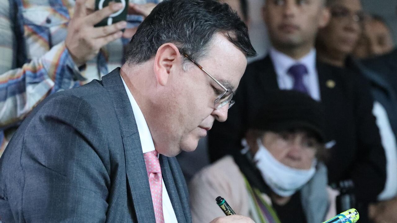 El presidente de la Jurisdicción Especial para la Paz (JEP), Alejandro Ramelli.