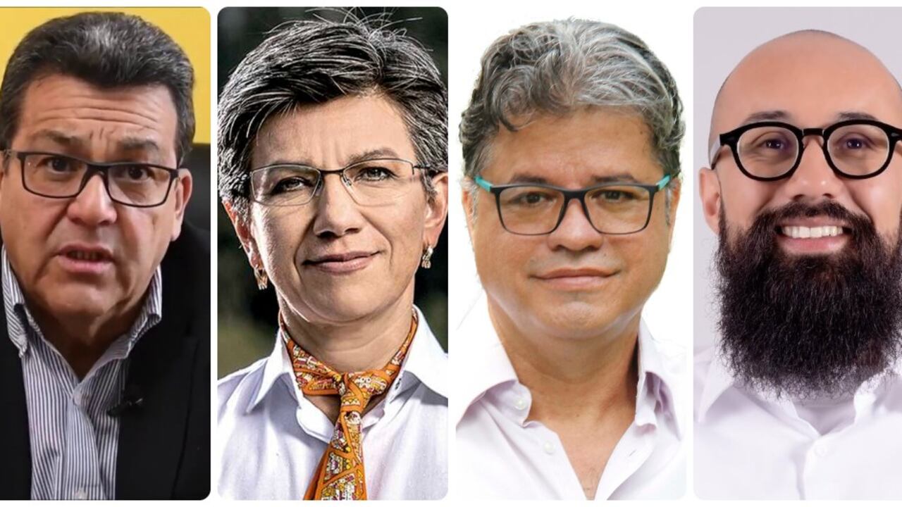 Jaime Dussán, Claudia López, Wilson Arias y Carlos Carrillo.