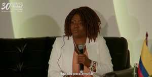 Francia Márquez, vicepresidenta de Colombia, en Nueva Orleans (Estados Unidos)