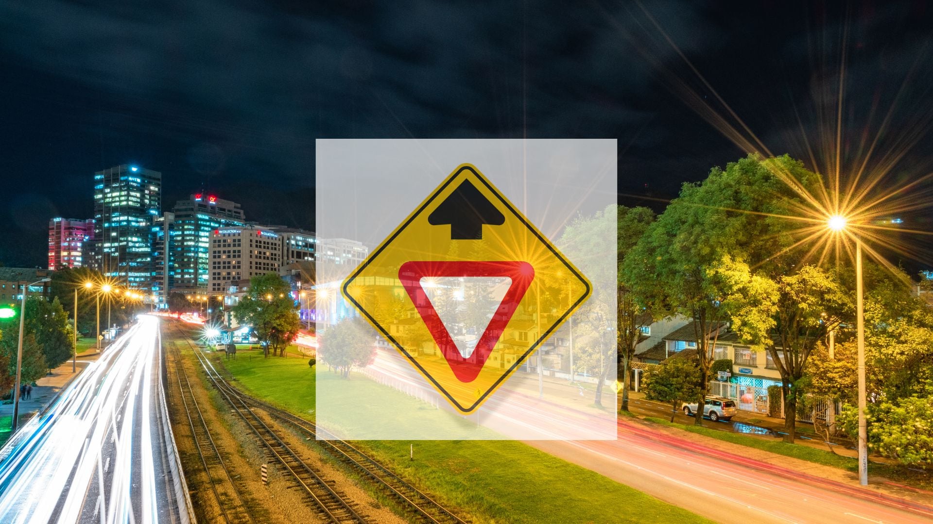 Señal de prevención de ceda el paso SP 33