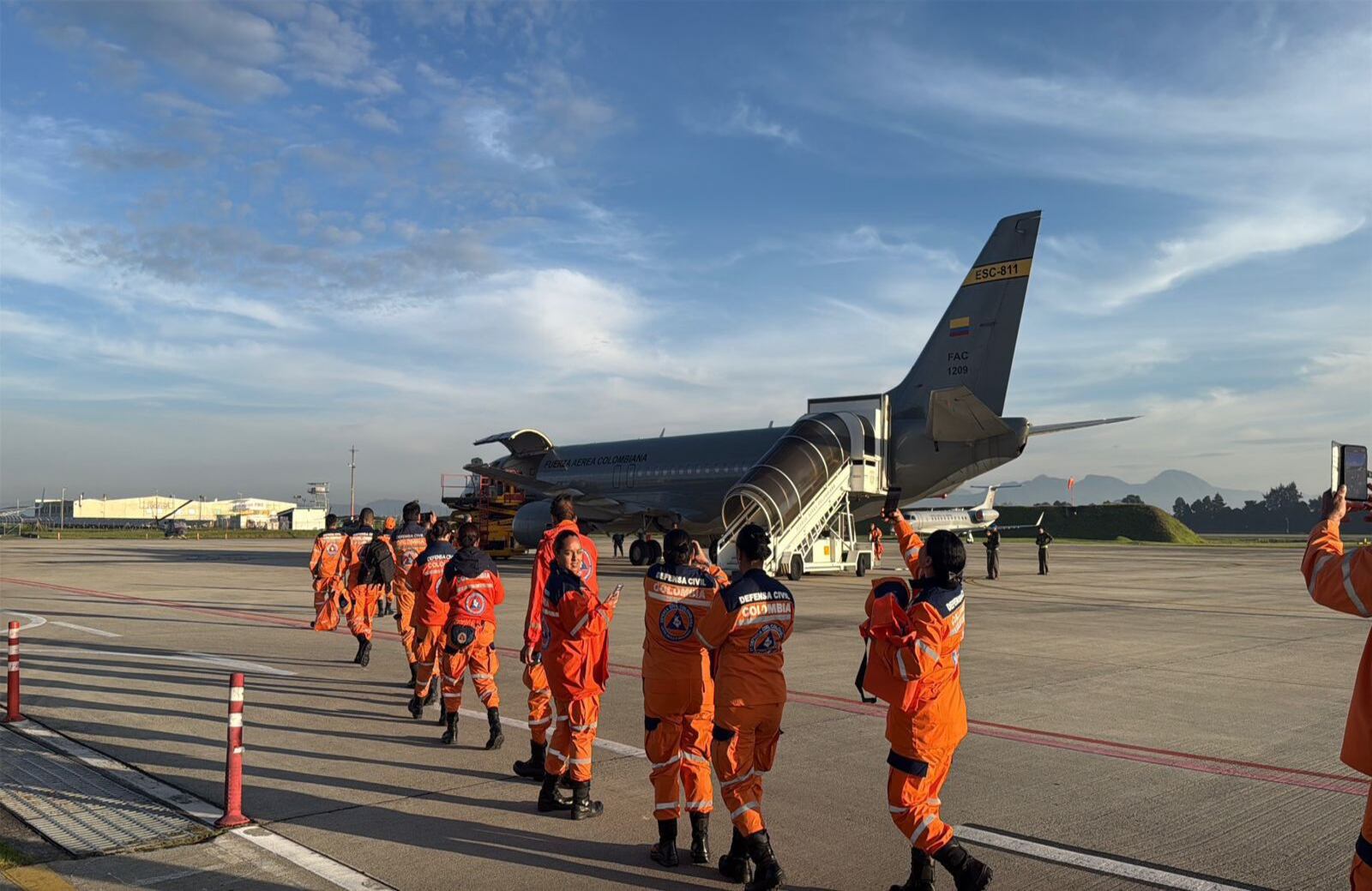 Apoyo de la Fuerza Aérea tras inundaciones en Córdoba.