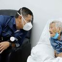 Vacunación de adultos mayores en Cali