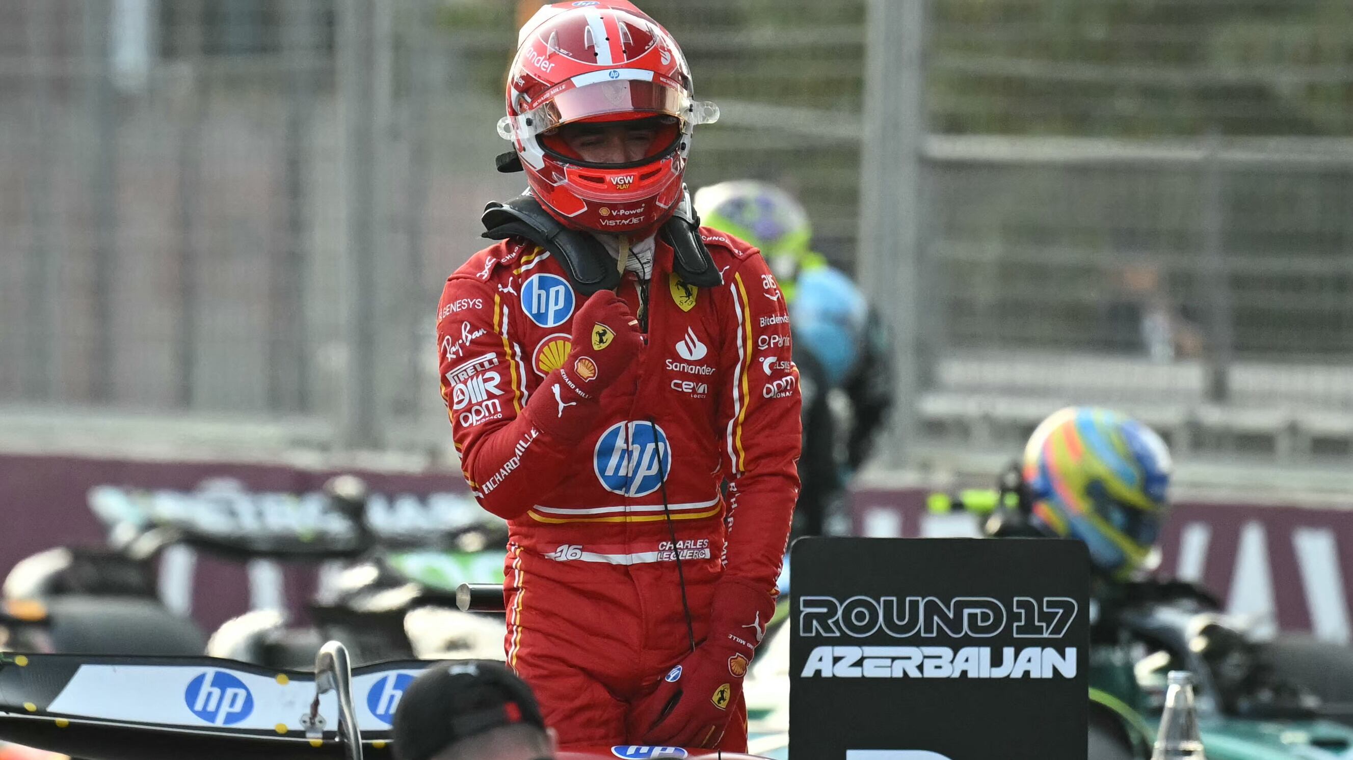 Charles Leclerc ganó la pole position en el Gran Premio de Azerbaiyán de Fórmula 1.