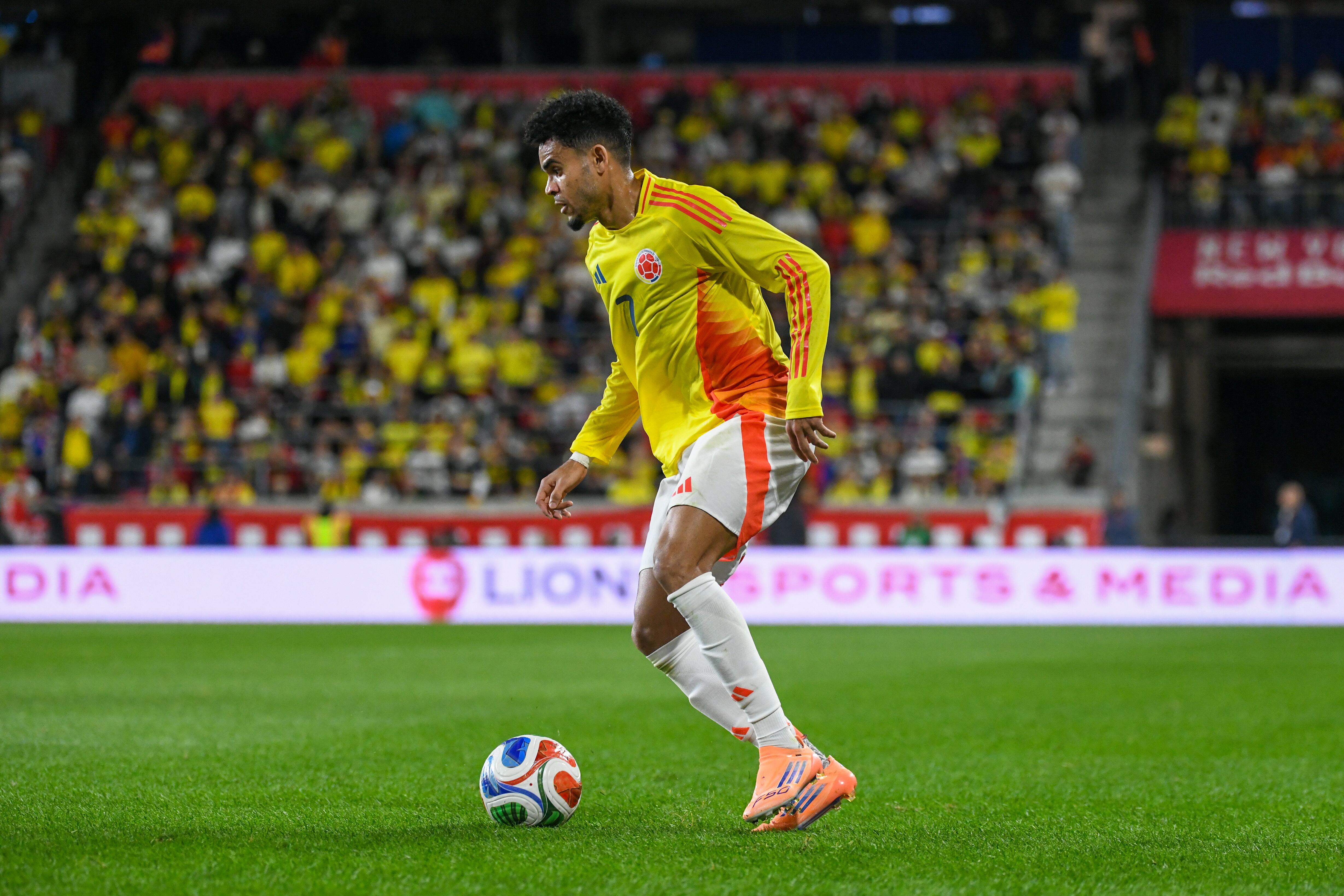 Imagen del compromiso amistoso de la fecha FIFA del mes de octubre entre Colombia y Canadá, en Nueva Jersey, Estados Unidos.