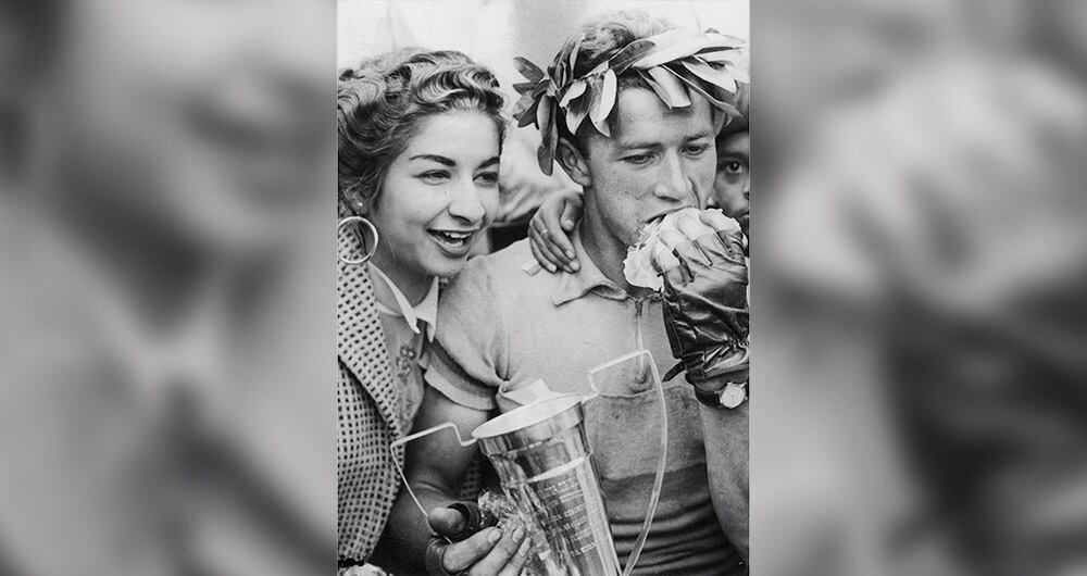 Ramón Hoyos, histórico ciclista colombiano.