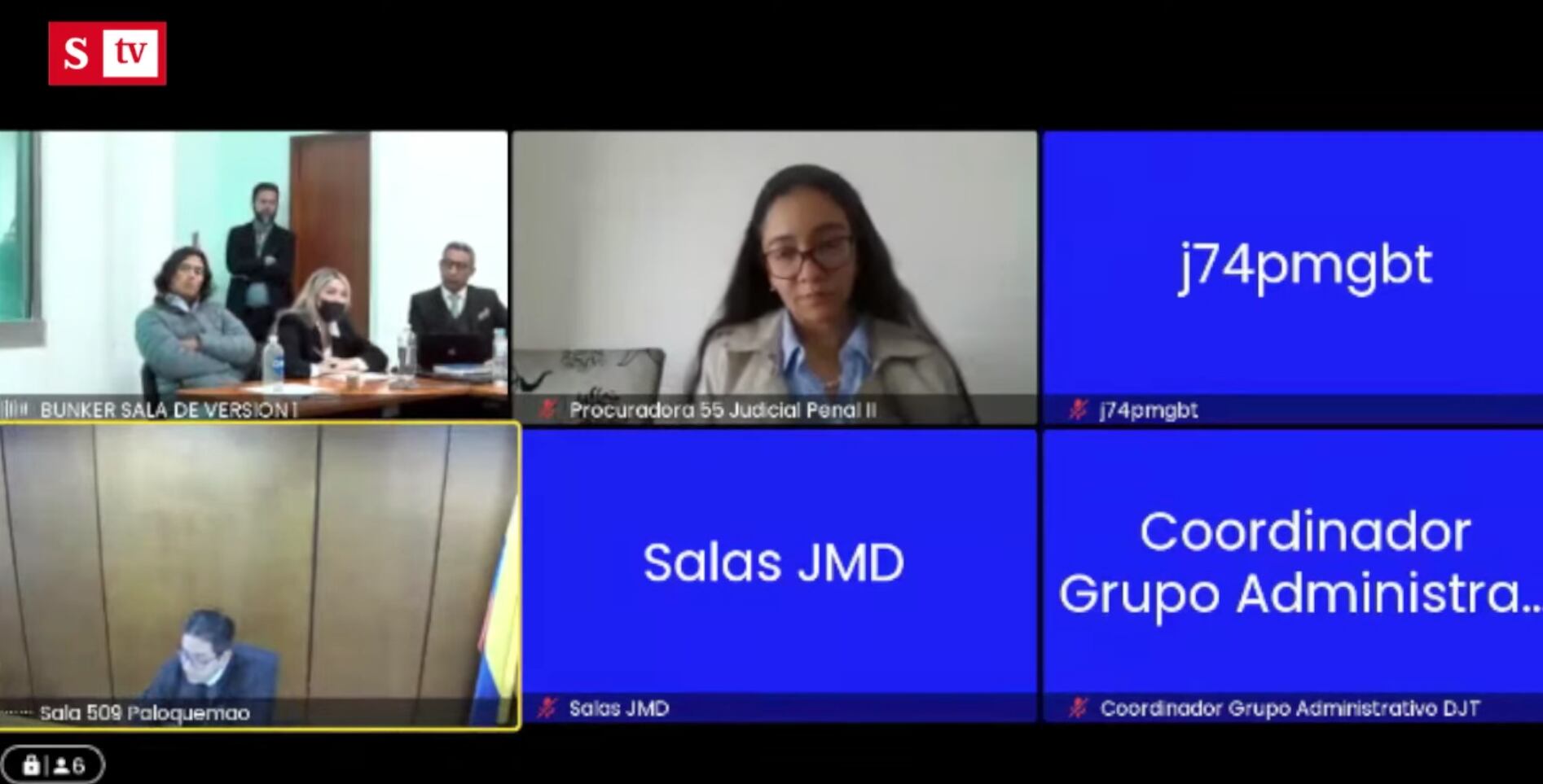 Audiencia imputación de cargos de Nicolás Petro y Day Vásquez