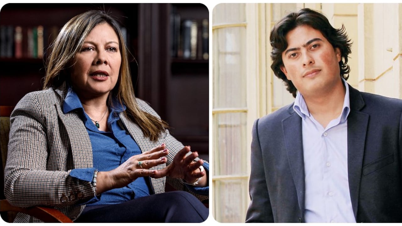 Luz Adriana Camargo y Nicolás Petro