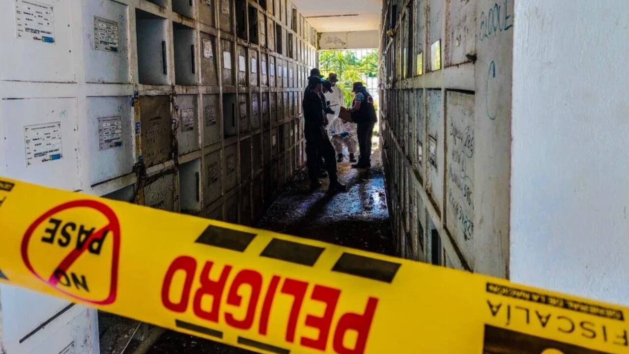 Seis cuerpos fueron recuperados en el cementerio central de Villavicencio por parte de la Unidad de Búsqueda de Desaparecidos