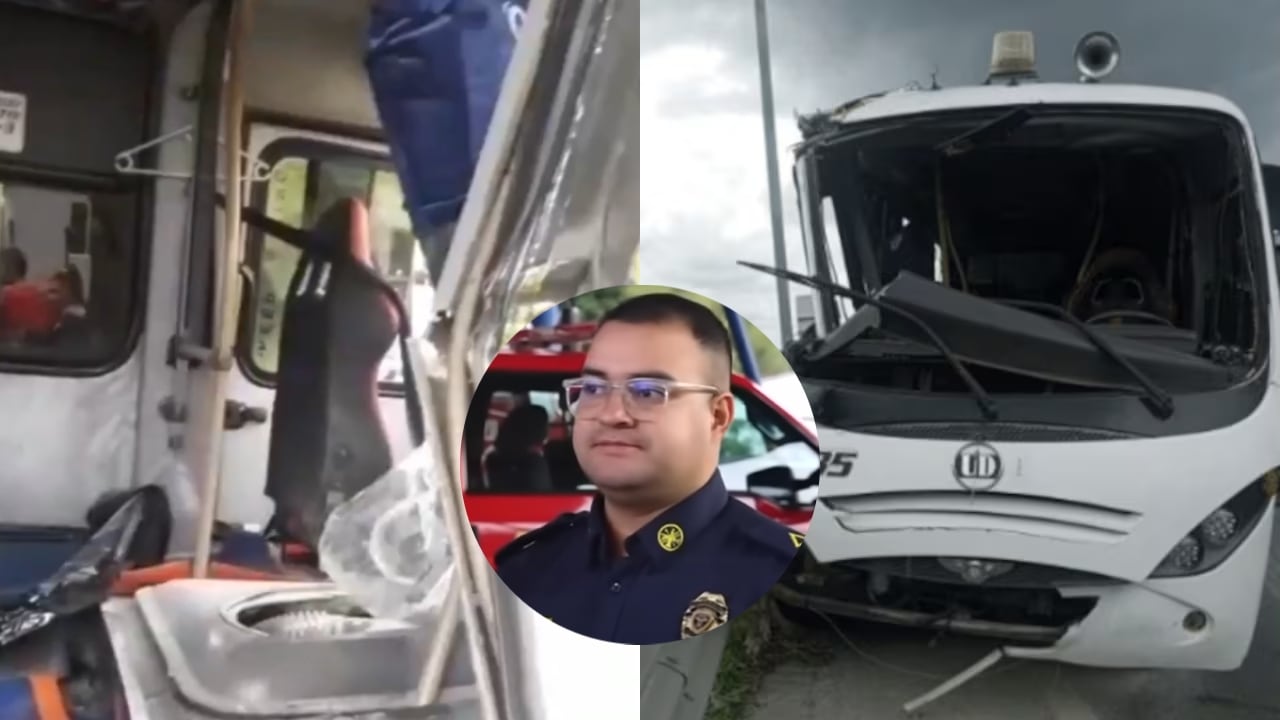 El joven se encargó de detener el vehículo poco después del impacto.