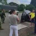 Uniformado capturado.