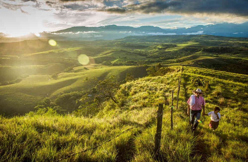 Atardecer en San Juan de Arama (Meta). Foto: David Amado