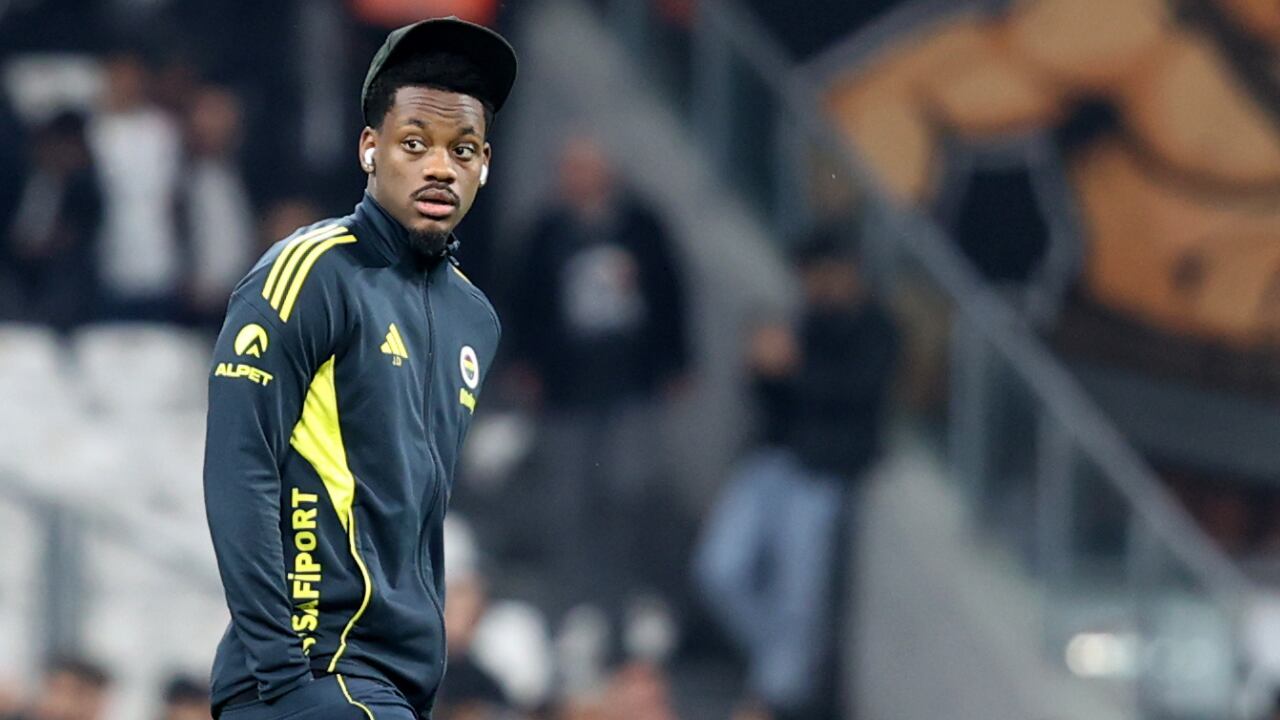 Jhon Jáder Durán en la antesala de lo que fue el clásico entre Beşiktaş y Fenerbahçe