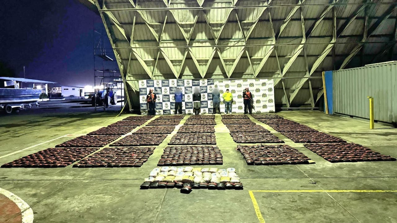 Incautación reportada por el Ministerio de Defensa.