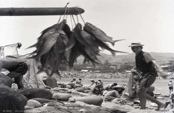 Río Magdalena, (195?) / Foto cortesía Biblioteca Nacional de Colombia