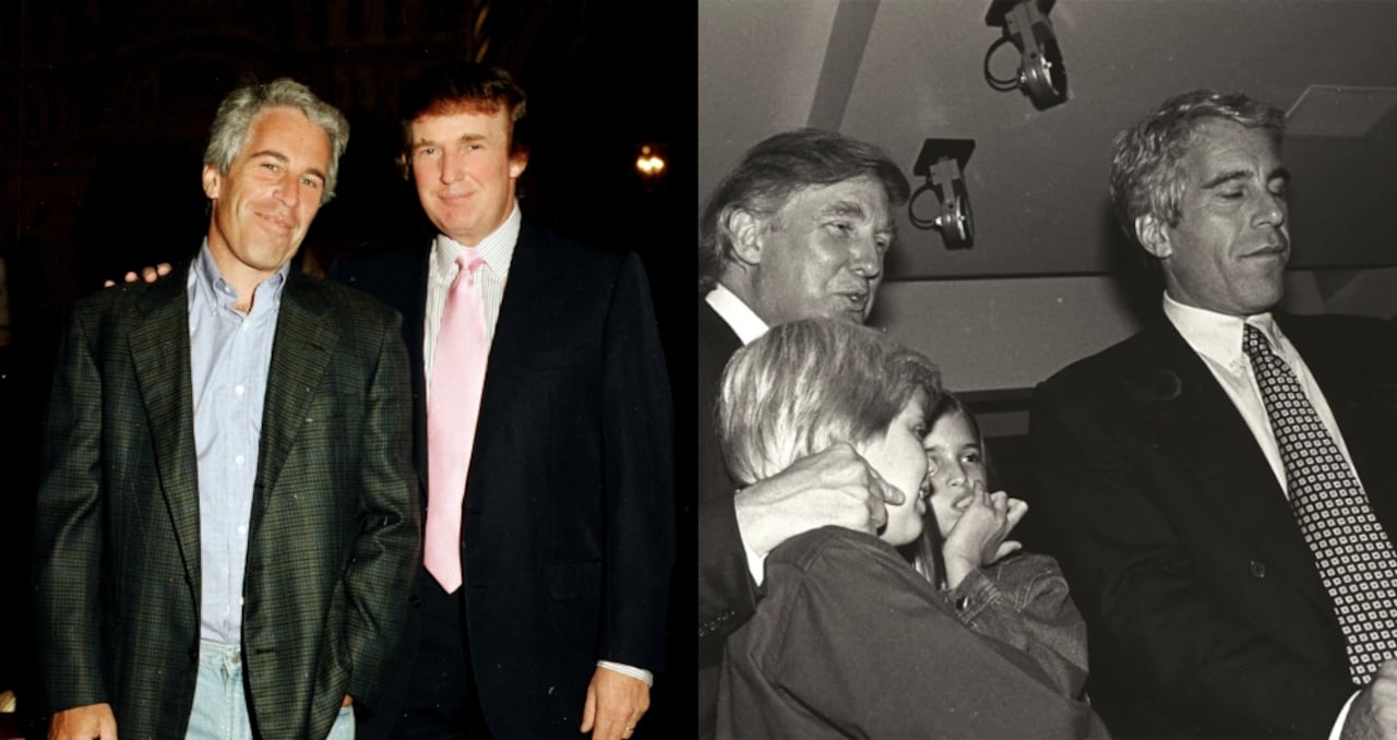 Jeffrey Epstein y Donald Trump