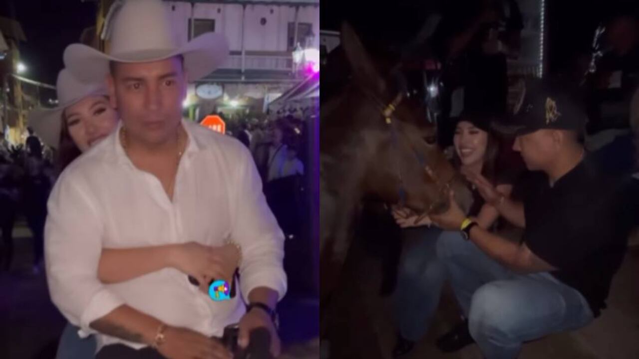 Aida Victoria Merlano y su pareja disfrutaron de varios planes juntos.