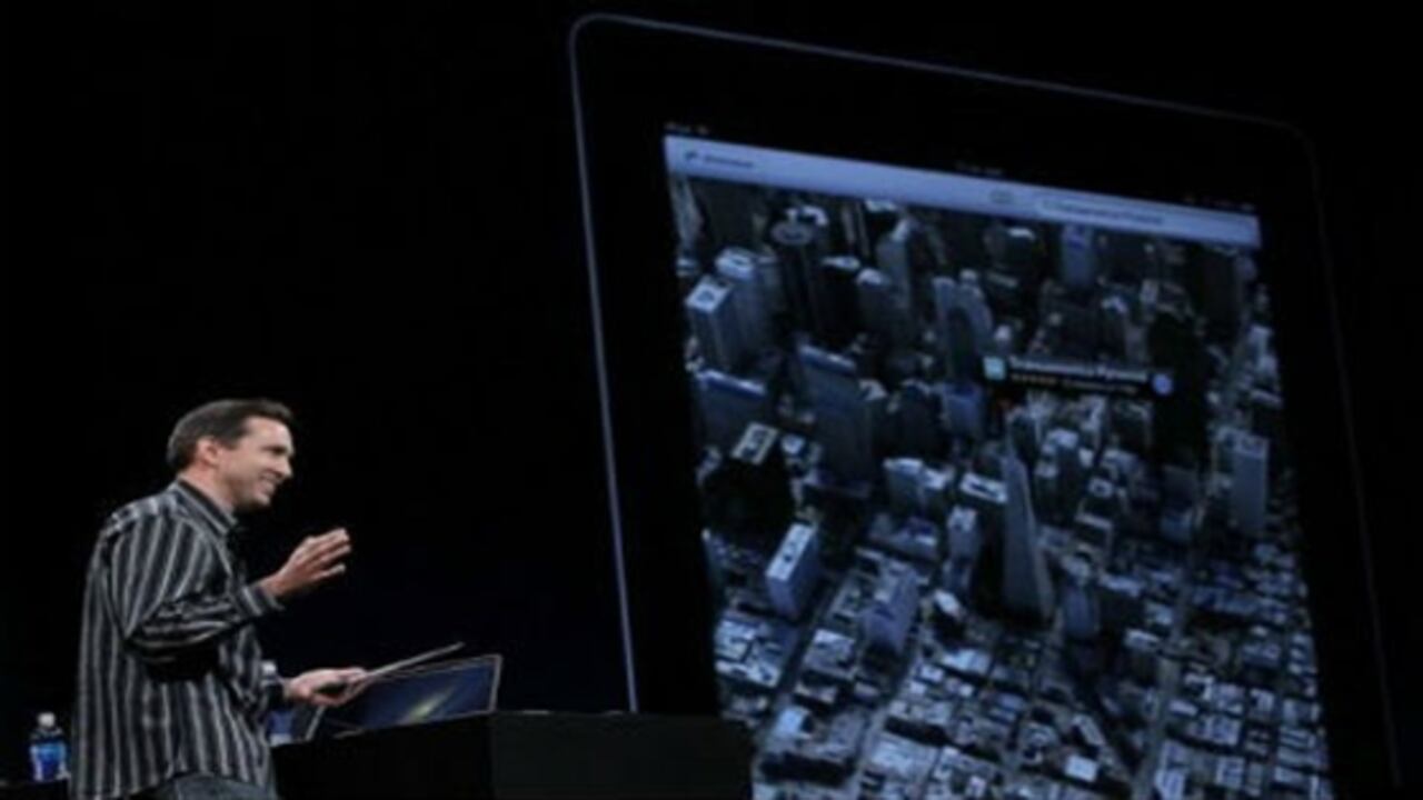 Apple presentó su propio sistema de mapas.