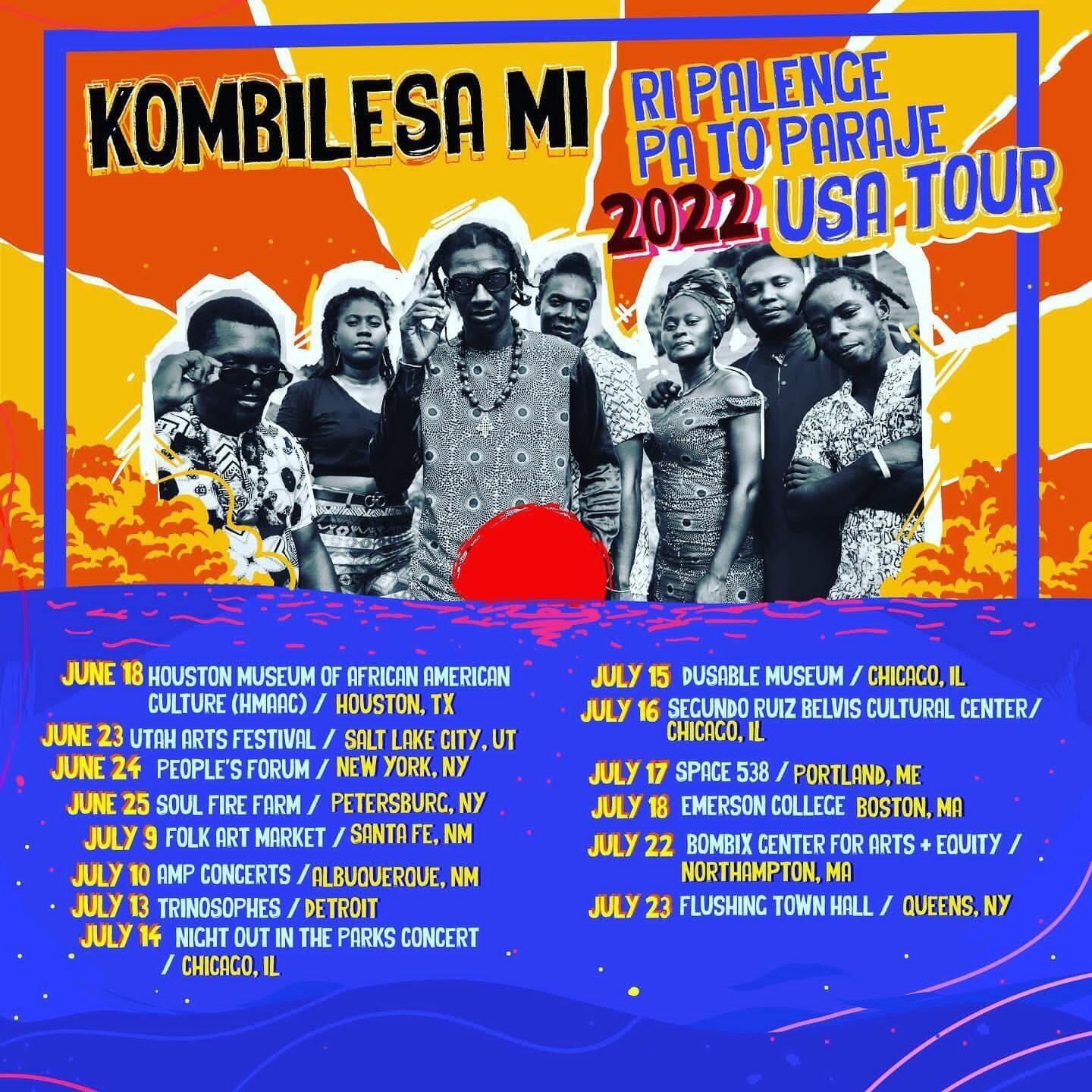 Estas son las fechas de las diferentes presentaciones.