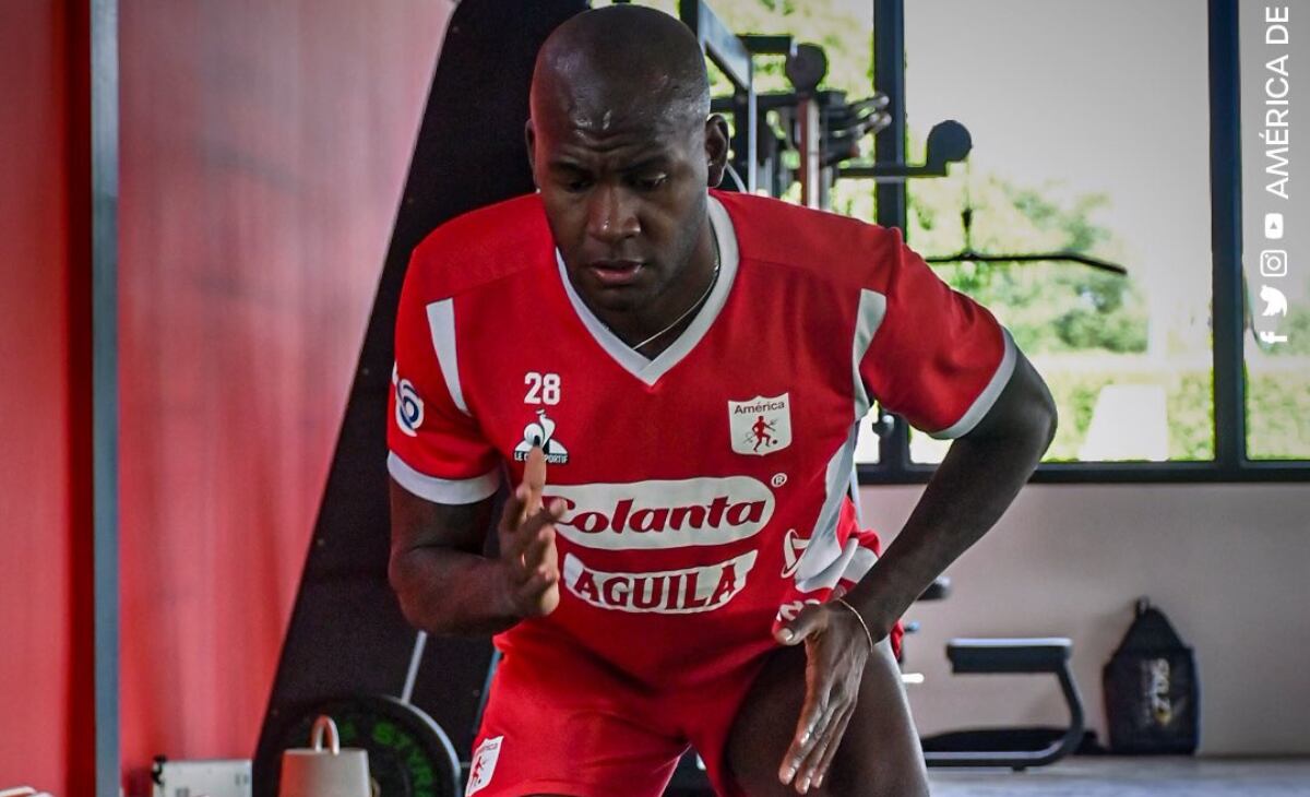 Víctor Ibarbo, delantero de América.