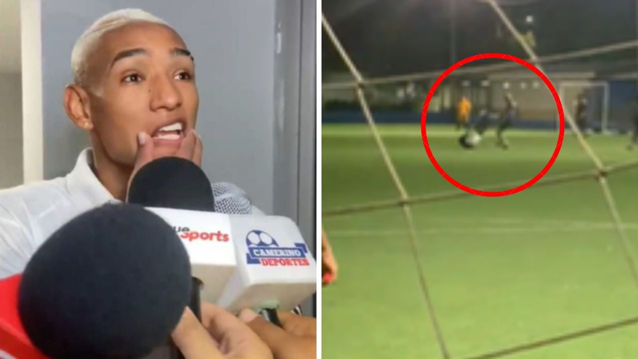 Pelea de Jermein Peña.