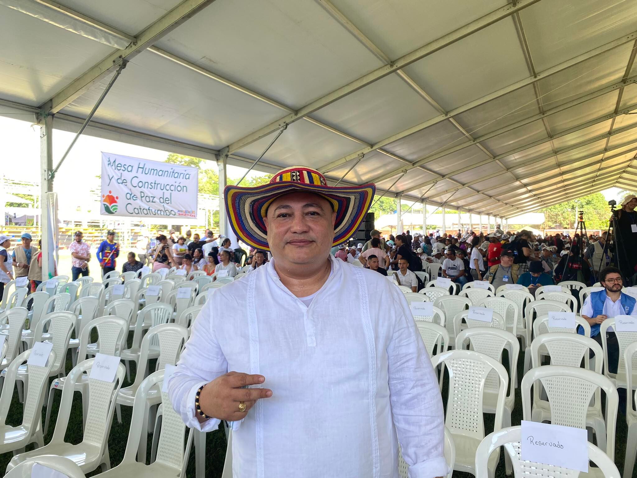 Nelson Leal, alcalde de Tibú.