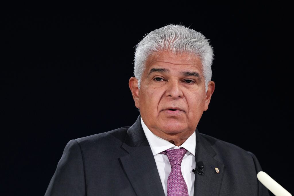 El presidente de Panamá, José Raúl Mulino.