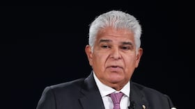 El presidente de Panamá, José Raúl Mulino.