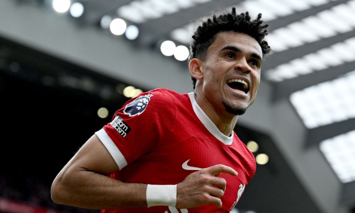 Marca de Luis Díaz con el Liverpool.