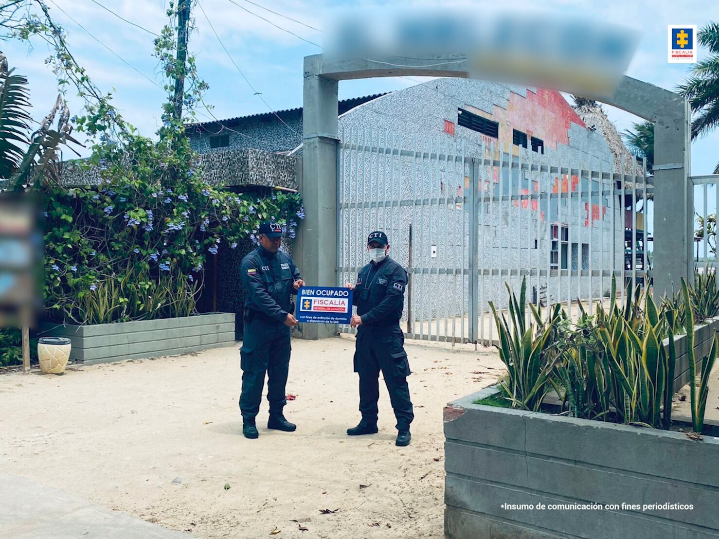 El operativo fue ejecutado en desarrollo de la estrategia Argenta de la Fiscalía