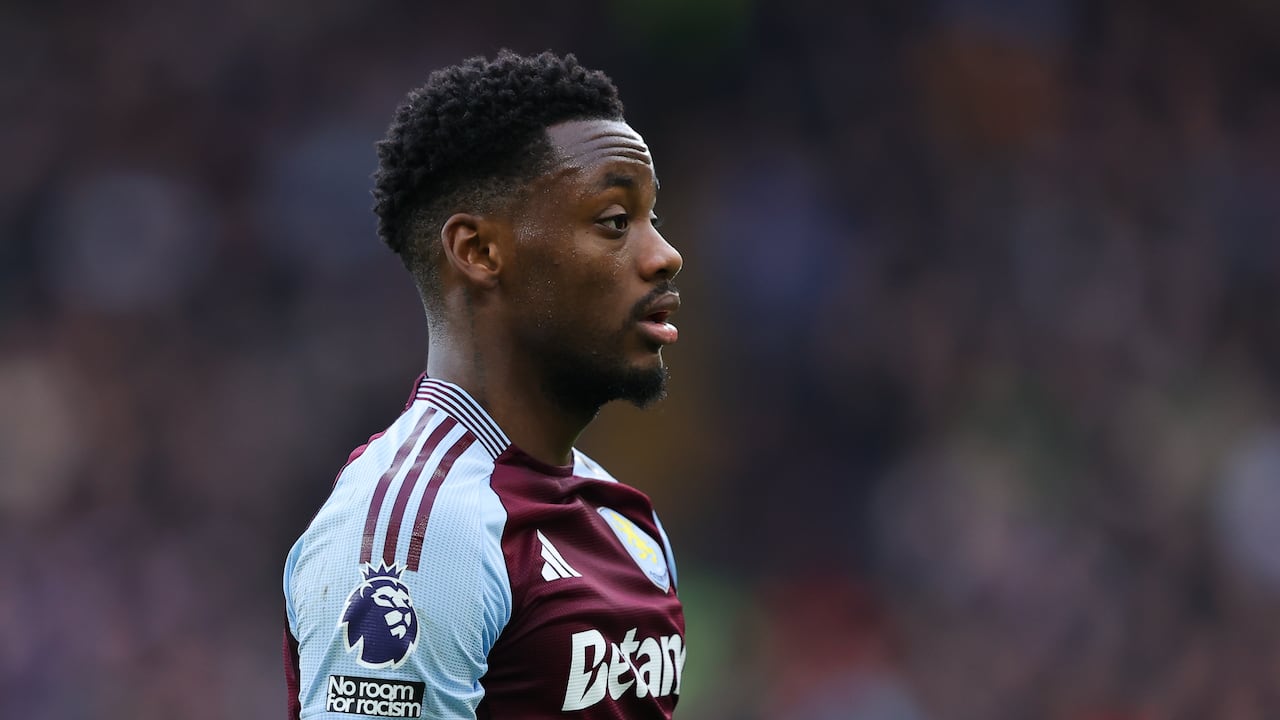 BIRMINGHAM, ENGLAND - DECEMBER 21: Jhon Duran of Aston Villa during the Premier League match between Aston Villa FC and Manchester City FC at Villa Park on December 21, 2024 in Birmingham, England. (Photo by James Gill - Danehouse/Getty Images)