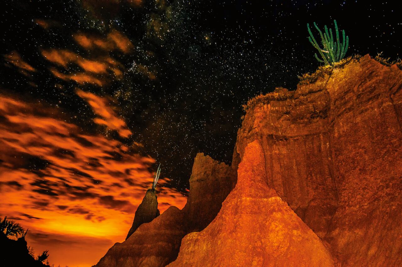 El desierto de la Tatacoa es reconocido por su observatorio astronómico.