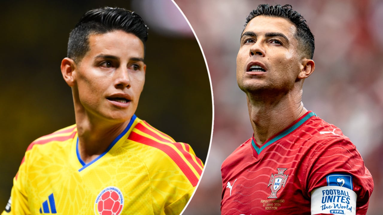 James Rodríguez y Cristiano Ronaldo se reencontrarán en Colombia vs. Portugal.